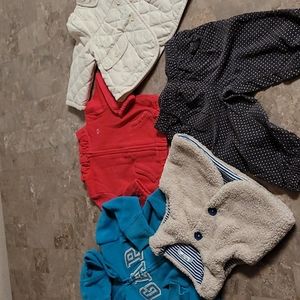 Baby girl bundle of clothes